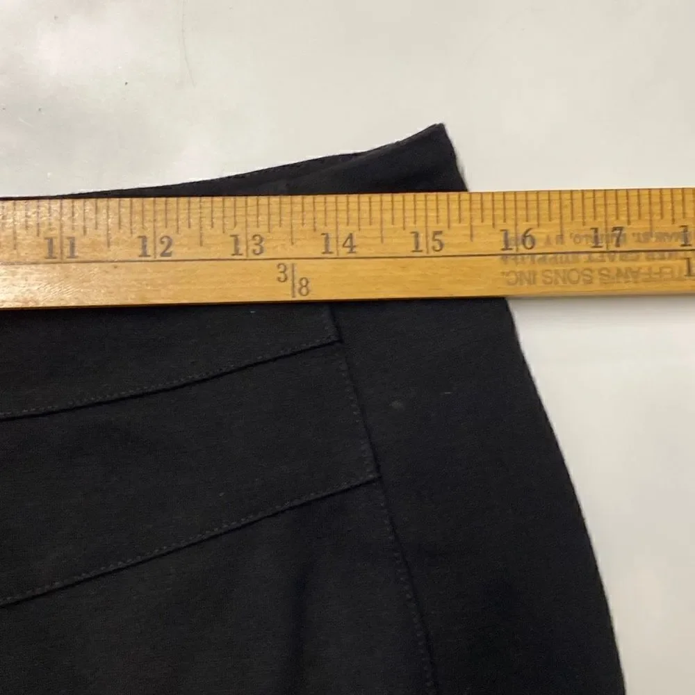 Womens CAbi‎ Ponte Knit Pencil Skirt Womens 4 Black Straight Solid Casual Office